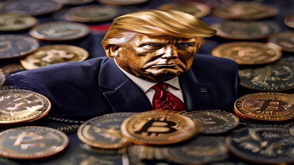 Donald Trump cryptocurrency coins digital finance