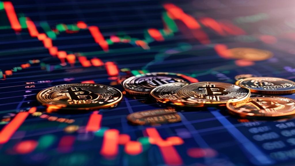 stock market investment crypto finance chart