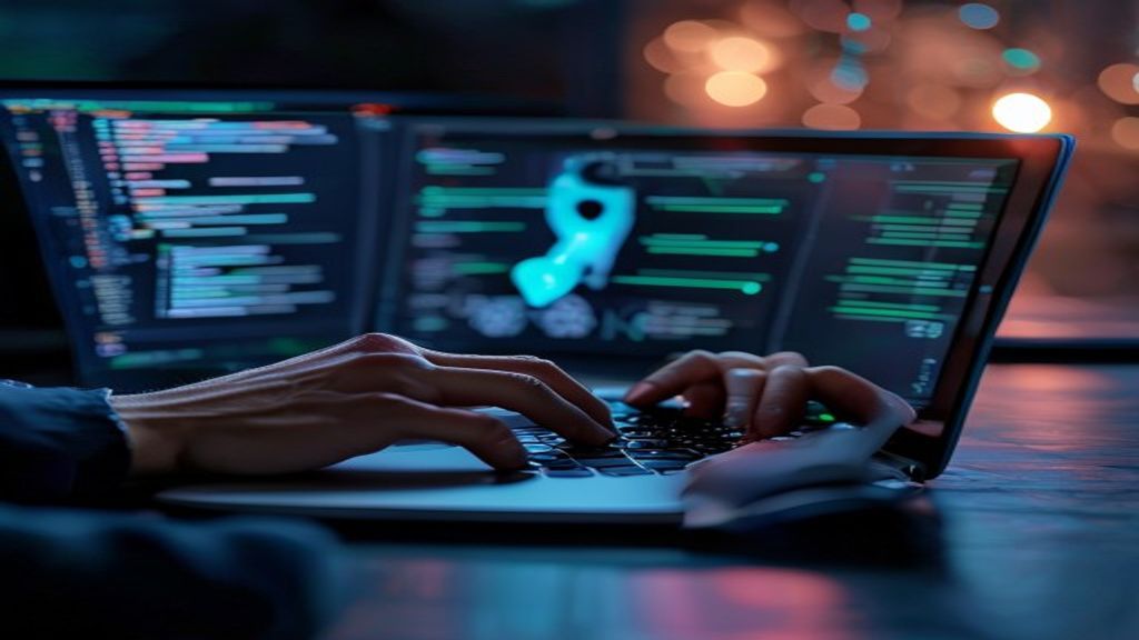 cybersecurity phishing employee training laptop hacker