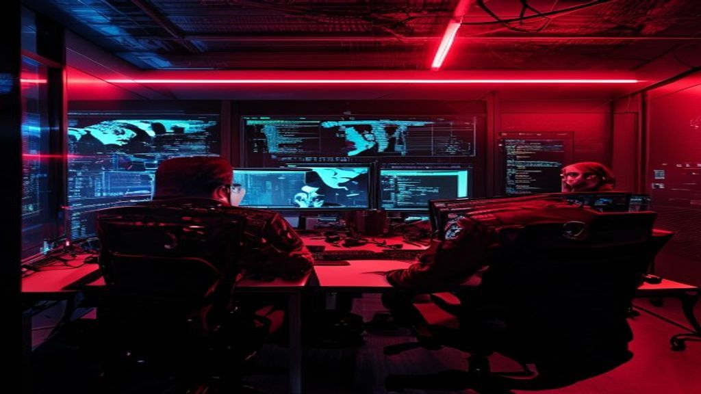 cybersecurity team hacker red team office technology