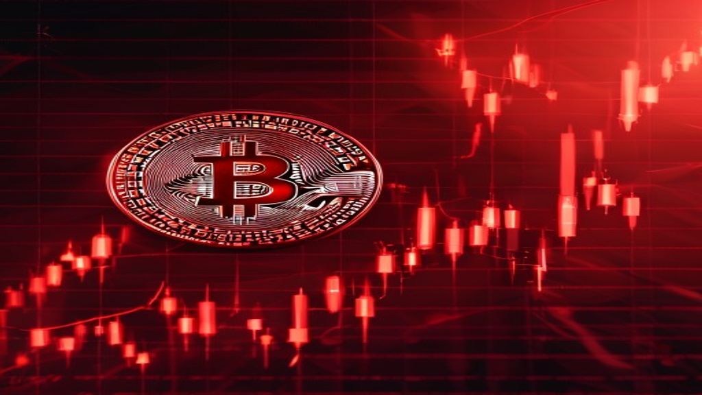 bitcoin price drop red chart market