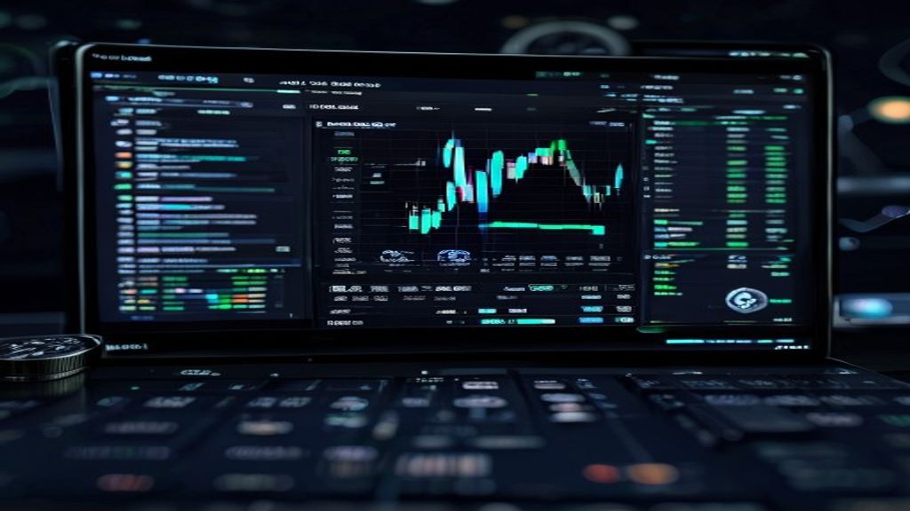 cryptocurrency exchange shutdown trading screen dark