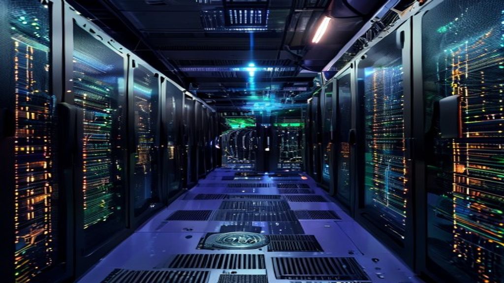 bitcoin mining data center GPU servers technology