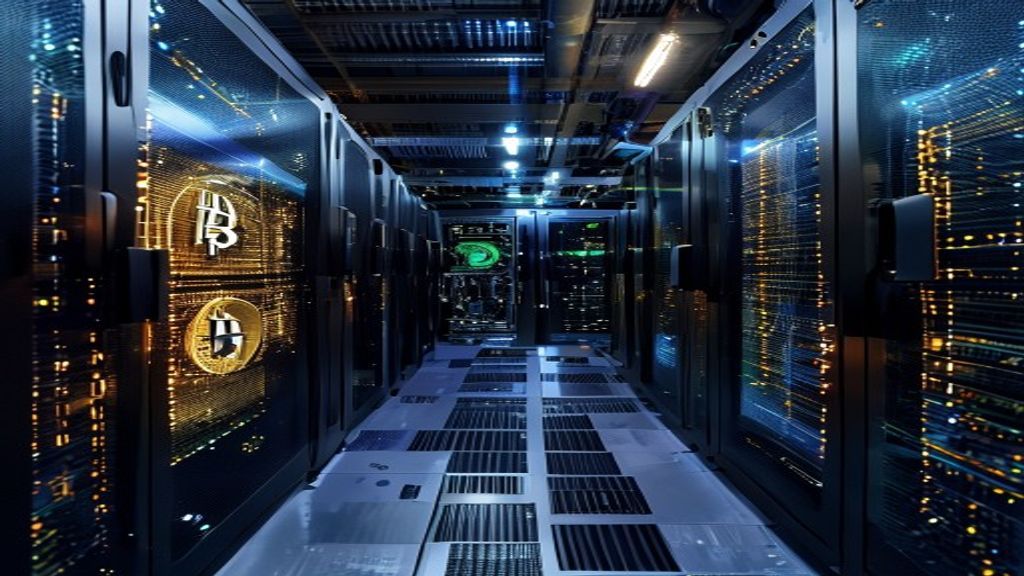 bitcoin mining rigs data center hardware
