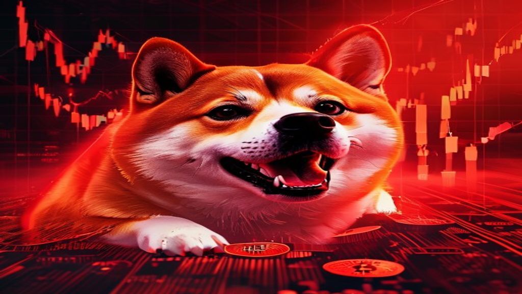 dogecoin price crash red market crypto