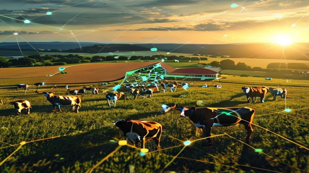 cattle farm blockchain technology Brazil agriculture