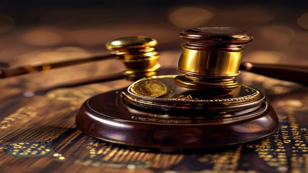 court gavel cryptocurrency blockchain legal ban