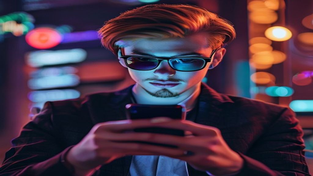 gen z young investor smartphone crypto portfolio