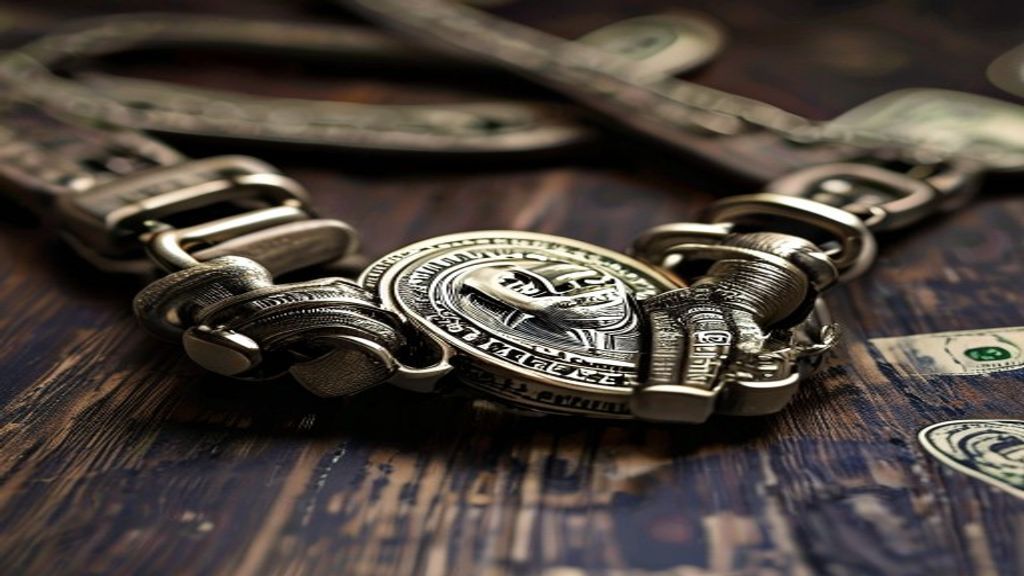 crypto fraud handcuffs courtroom money laundering