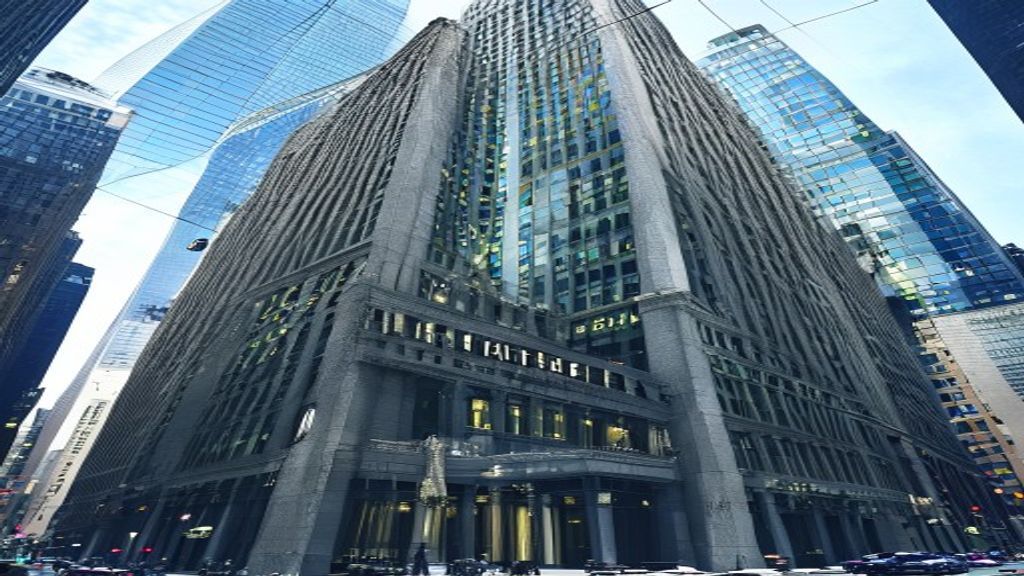 big bank wall street skyscraper finance money