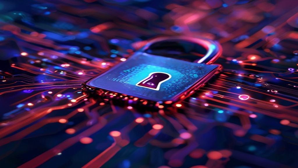cybersecurity passkey authentication digital lock smartphone