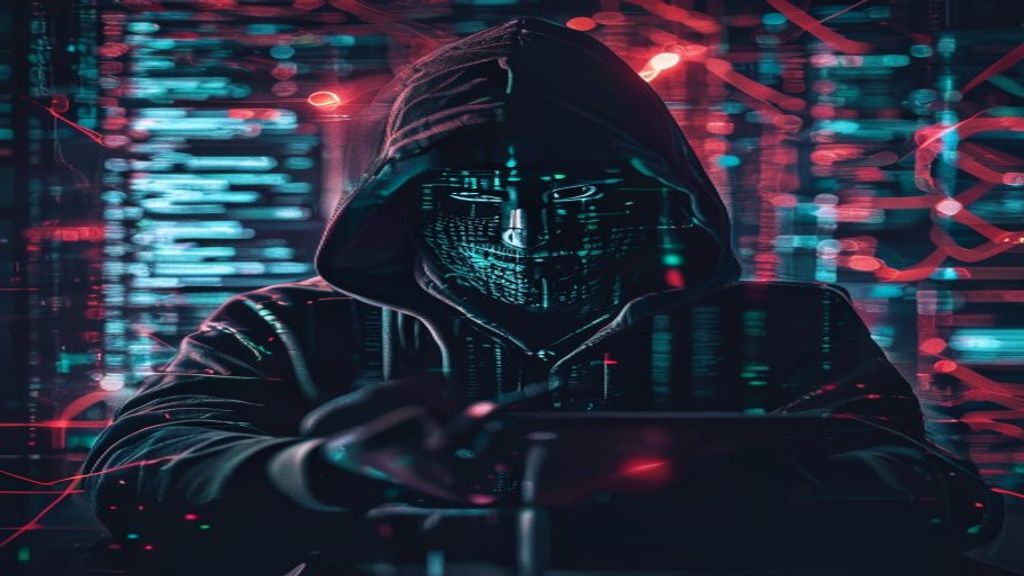 hacker cybersecurity malware crypto dark screen
