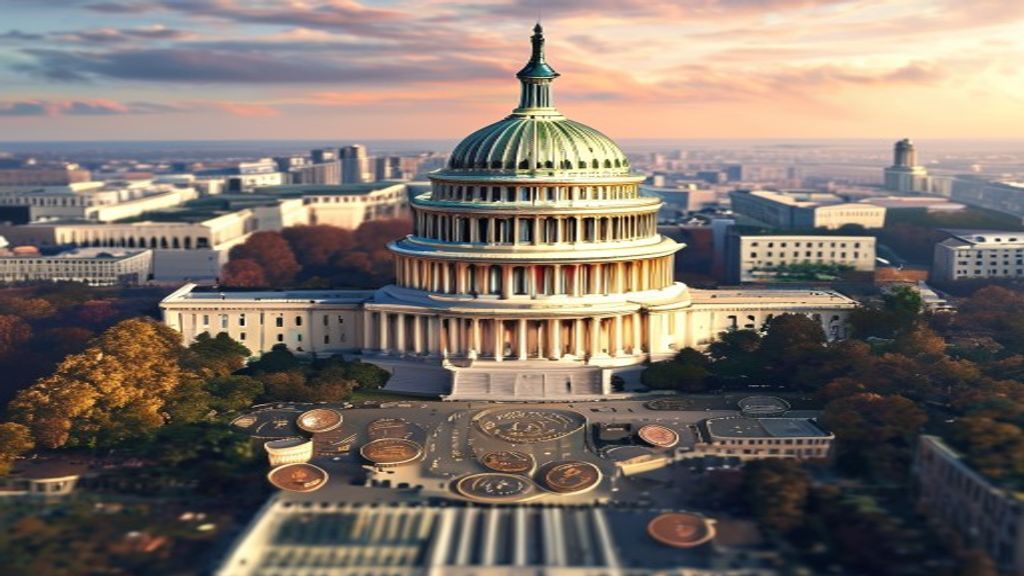 US Capitol Washington politics cryptocurrency coin controversy