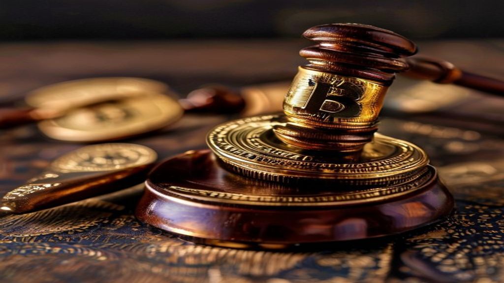 supreme court gavel bitcoin cryptocurrency legal investigation