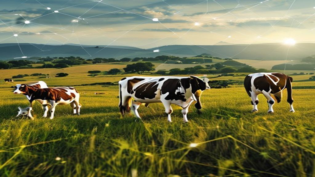 dairy cows Brazil farm technology blockchain