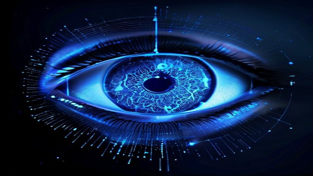 biometric iris scan identity digital blockchain technology