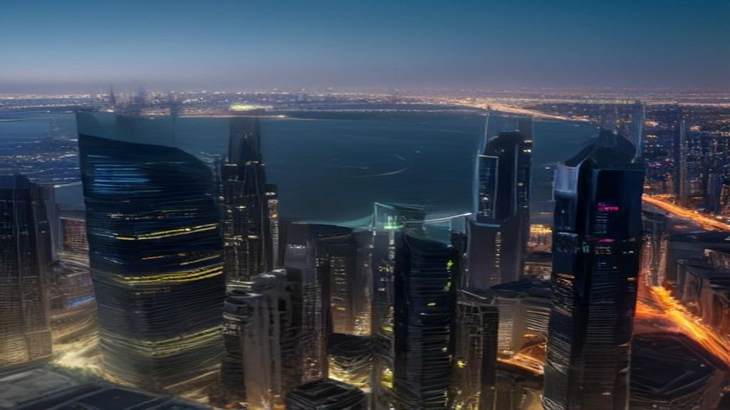 Abu Dhabi skyline bitcoin institutional investment