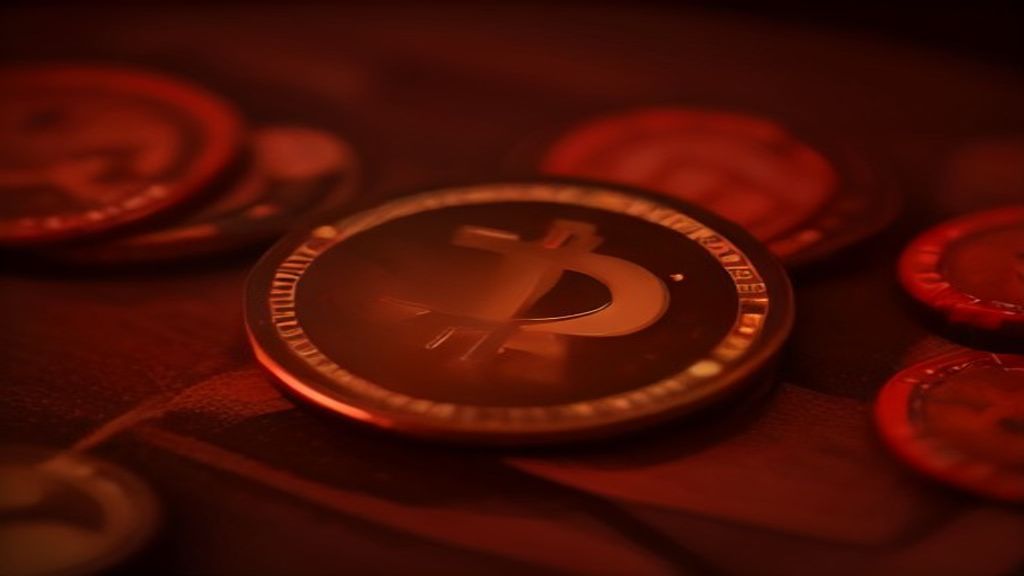 crypto casino online gambling bitcoin coins chips