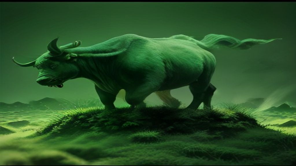 bitcoin price surge bull market chart green