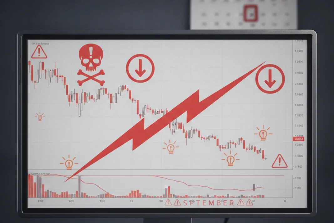 bitcoin price chart warning signals september market