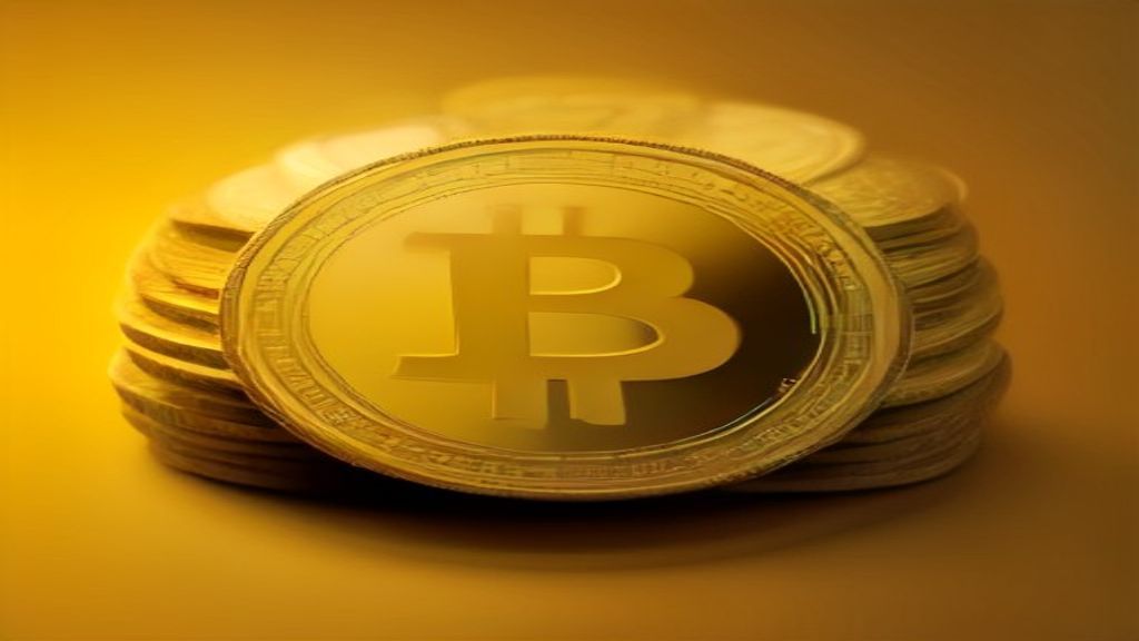 bitcoin price rally golden coin chart upward