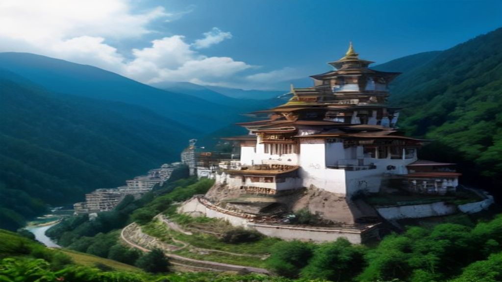 Bhutan mountains city digital finance technology