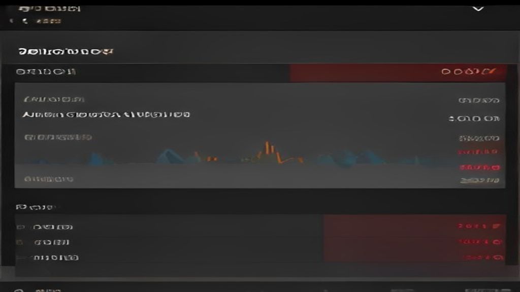 cryptocurrency price crash red chart trading screen