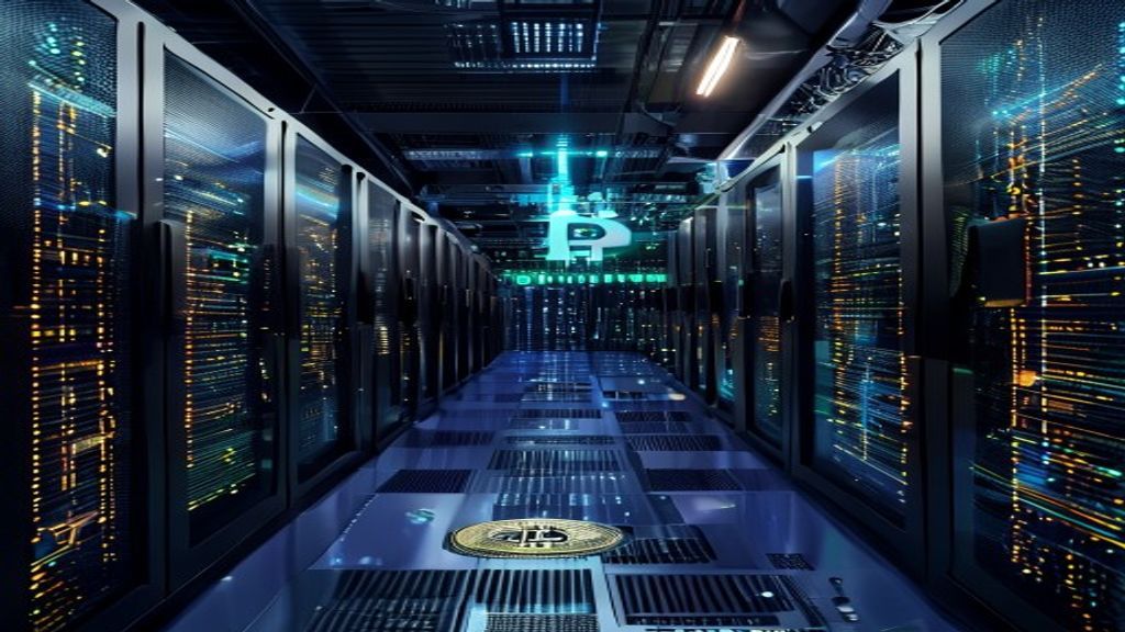 bitcoin mining data center artificial intelligence servers