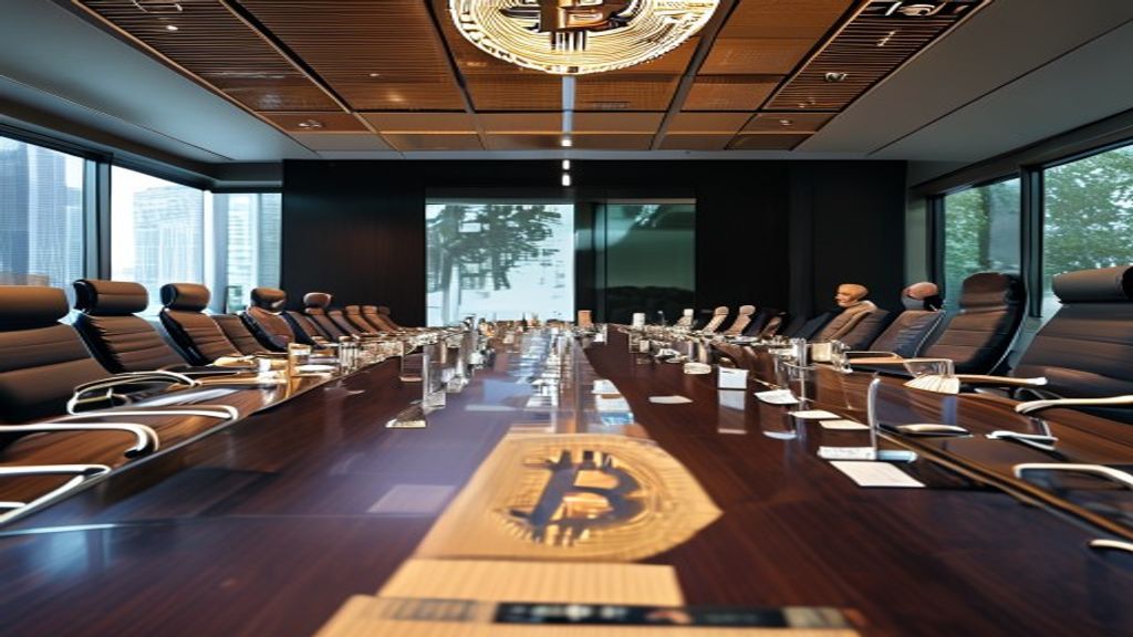 Michael Saylor bitcoin corporate strategy boardroom