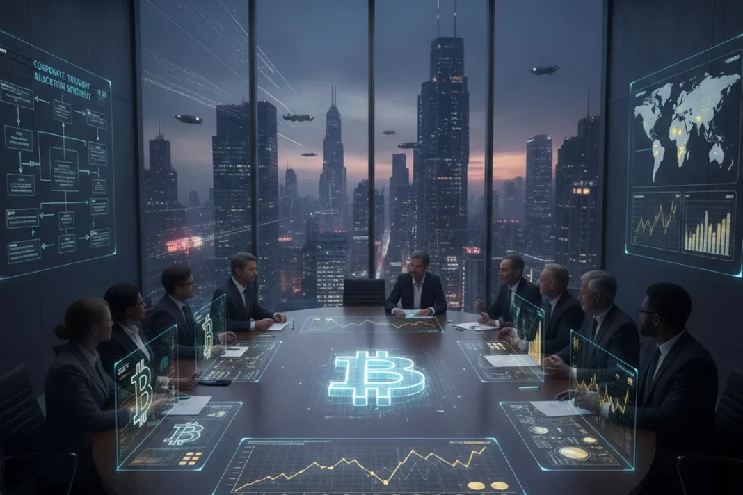 bitcoin cryptocurrency investment strategy corporate treasury