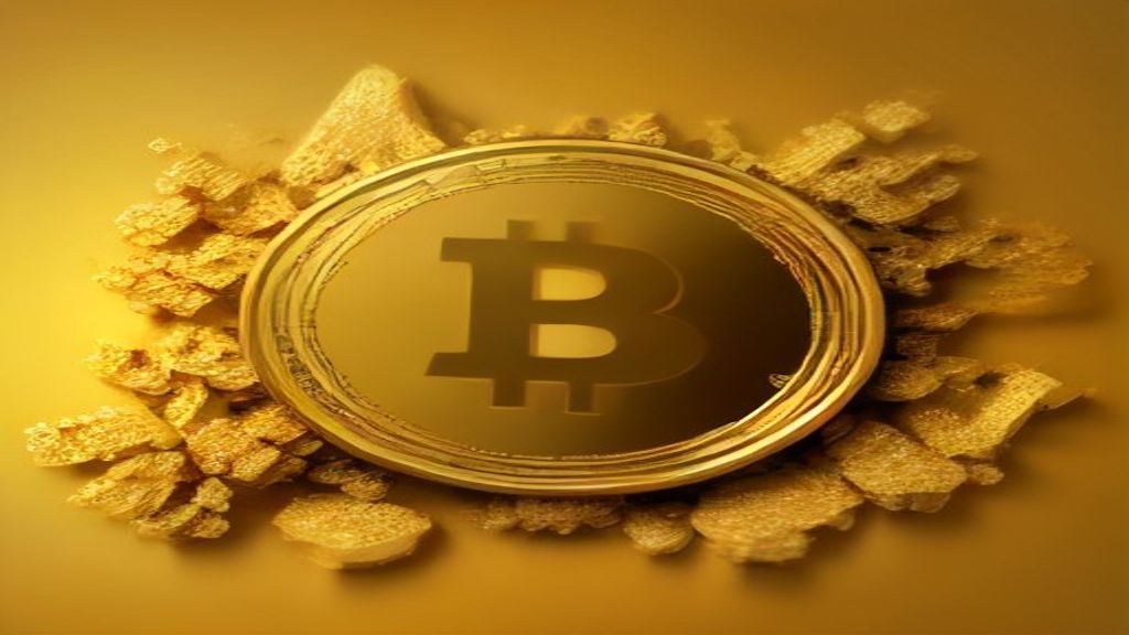 bitcoin coin scarcity gold rare digital asset