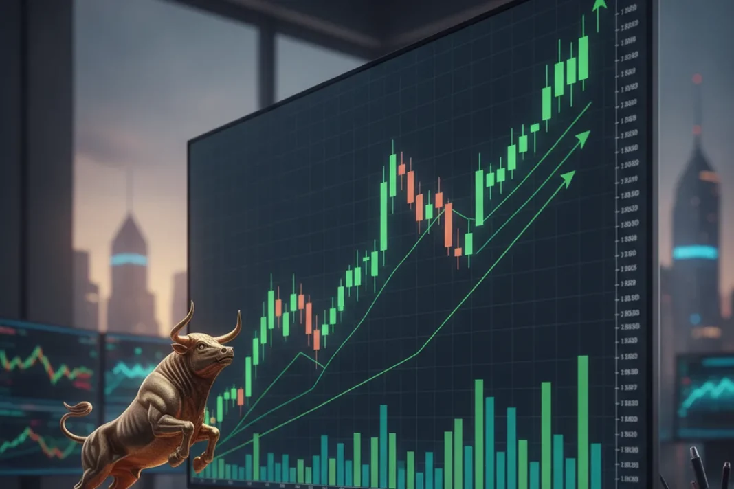 bitcoin price surge bull market trading chart