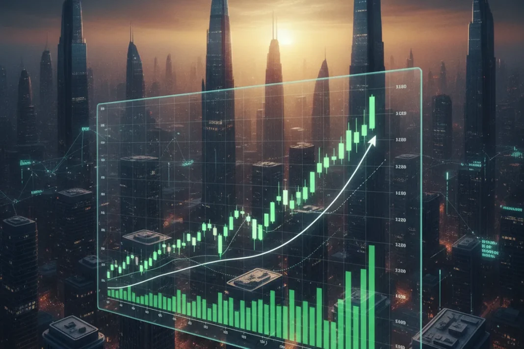 bitcoin price chart uptrend financial market