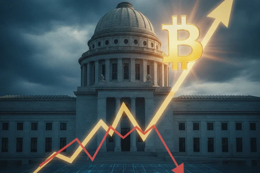 bitcoin price surge federal reserve interest rates