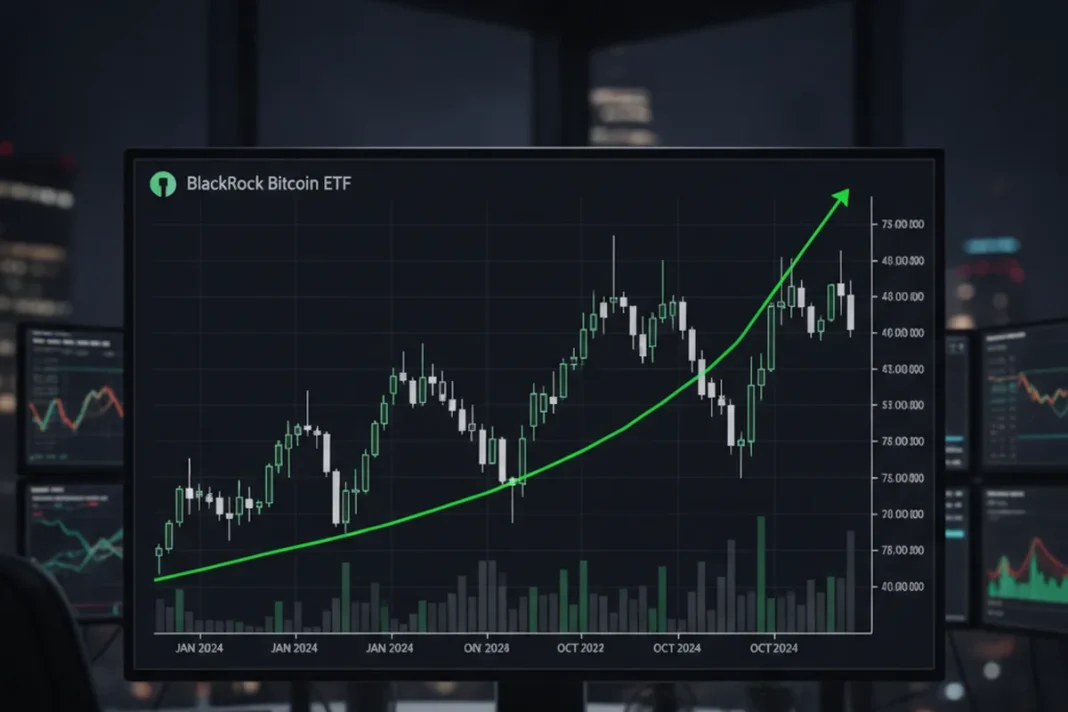 BlackRock Bitcoin ETF financial market chart