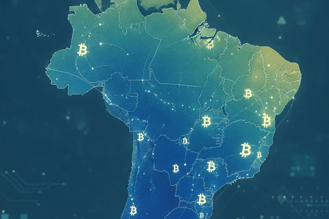 Brazil cryptocurrency adoption bitcoin map