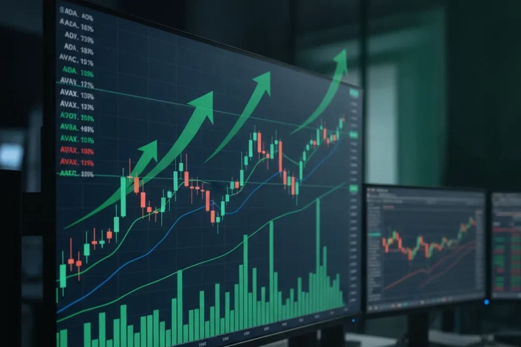 cryptocurrency altcoin bull market surge trading chart