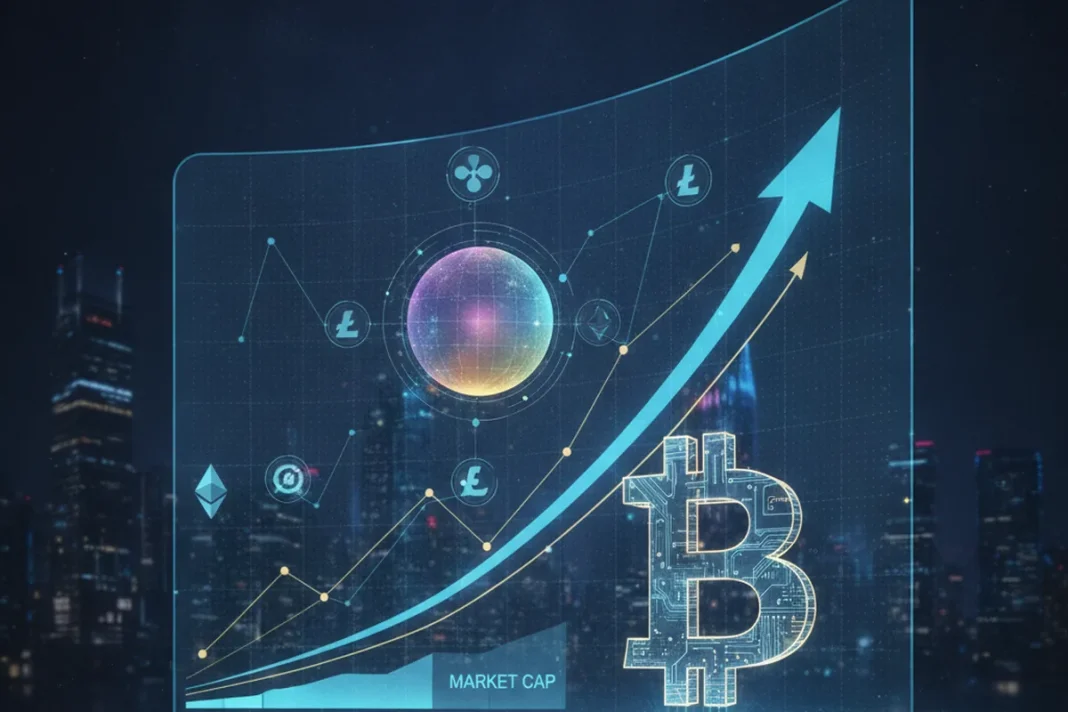 crypto market capital growth bitcoin exchange