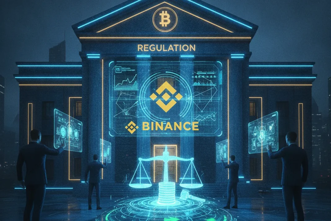 Binance exchange regulation justice investigation