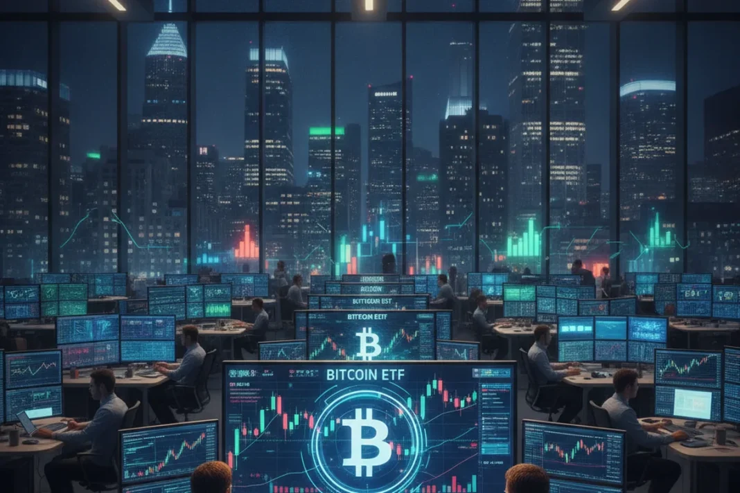 bitcoin ETF stock market trading crypto funds