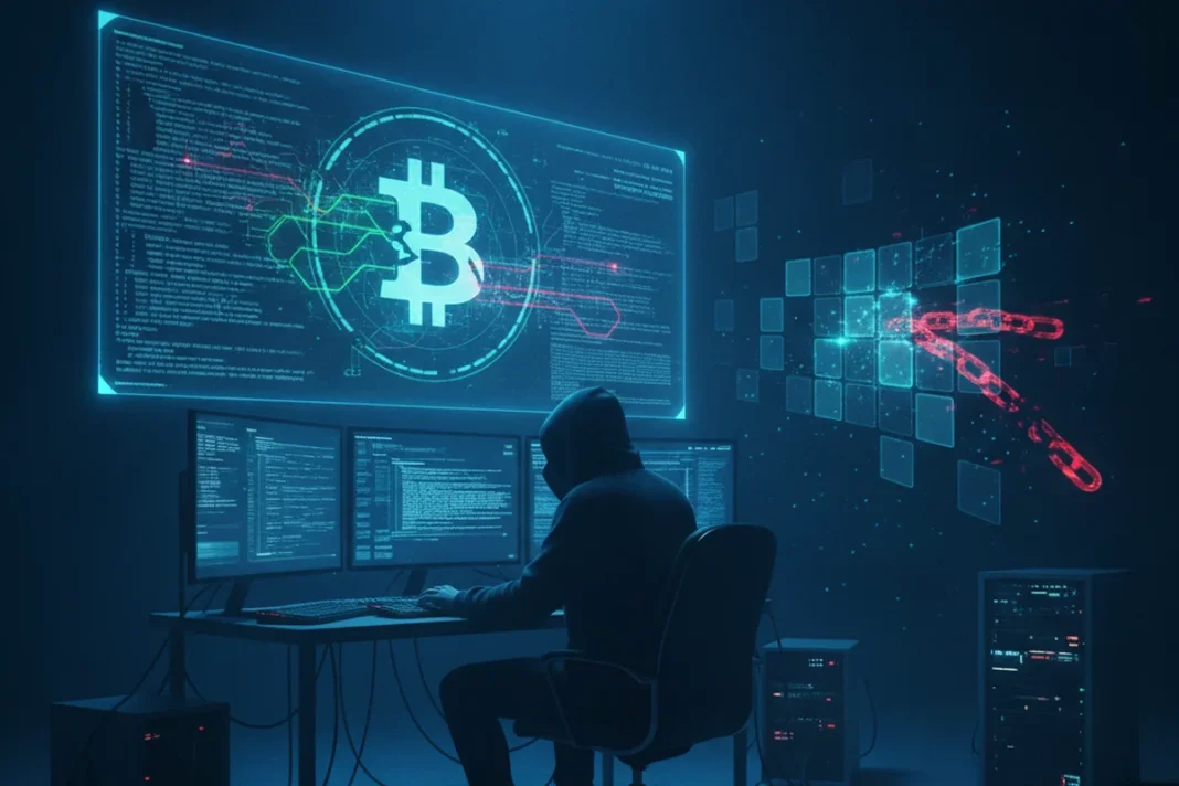 bitcoin hacker cybersecurity blockchain