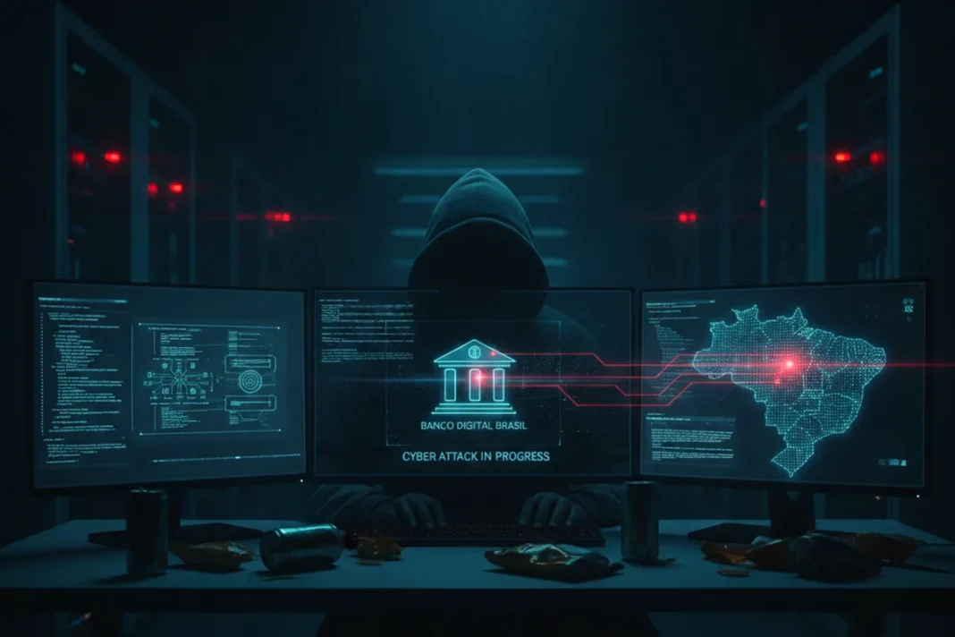 hacker bank cybersecurity brazil digital attack