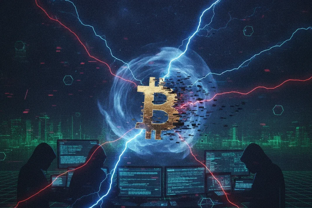 bitcoin hack cybersecurity breach network dark