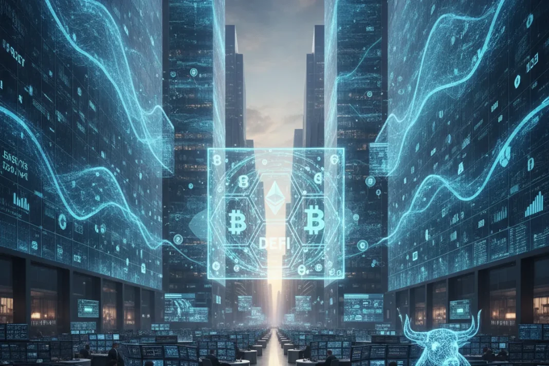 DeFi trading liquidity wall street crypto finance