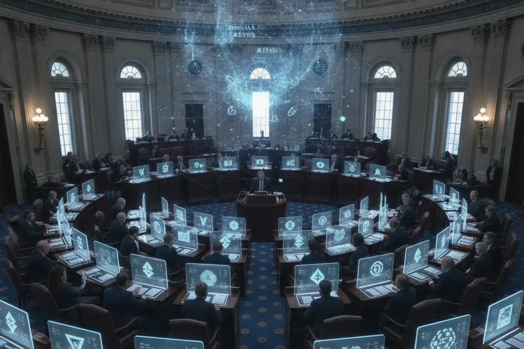 US Capitol Senate crypto regulation digital assets