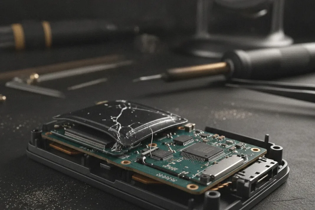 Carteira de hardware Ledger e alerta sobre implante que transmite frase de recuperação por LTE