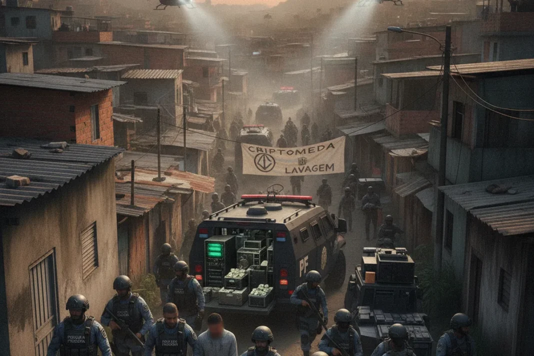 Operação da Polícia Civil do Paraná contra lavagem de dinheiro com criptomoedas em Curitiba