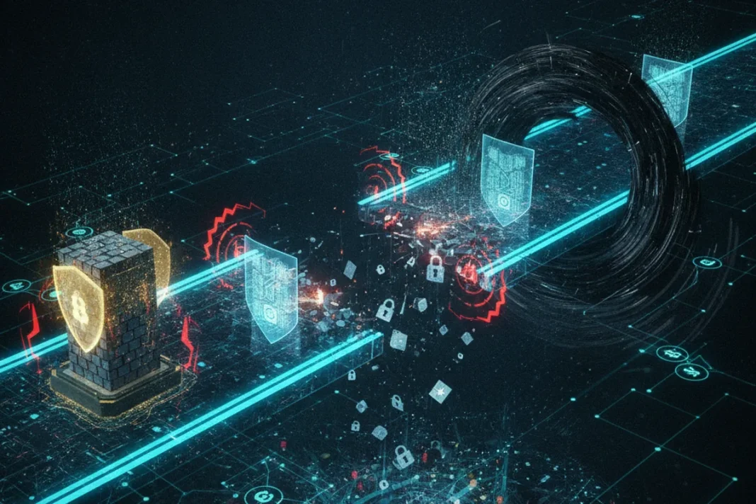 Ilustração de bridge entre blockchains suspensa após mint não autorizado de tokens CYS da Cysic