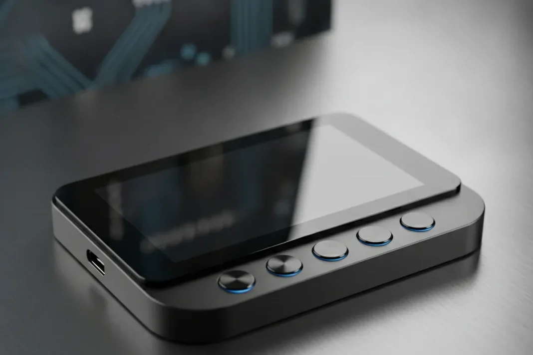Hardware wallet da OneKey, que oferece troca gratuita após romper com a revendedora CryptoBilis